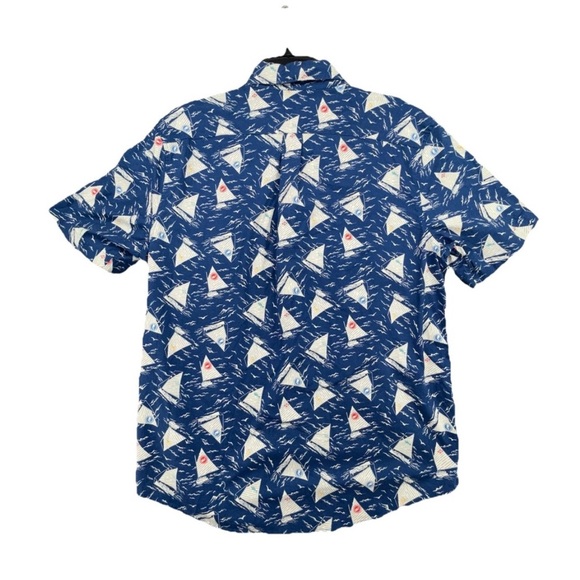 Vineyard Vines Other - Vineyard Vines Men's Blue Sailboat Pattern Shirt size XL